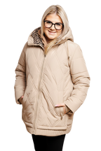Éliane™ | Veste d’hiver chaude, légère et imperméable Plus Size