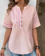 Meline | Blouse Rayée Douce