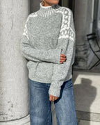 Mathilde™ — Pull chaleureux au charme nordique