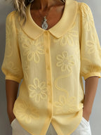 Aurélie™ - Blouse légère florale élégance naturelle