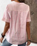 Meline | Blouse Rayée Douce