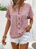 Jenna | Blouse boutonnée fleurie