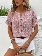 Jenna | Blouse boutonnée fleurie